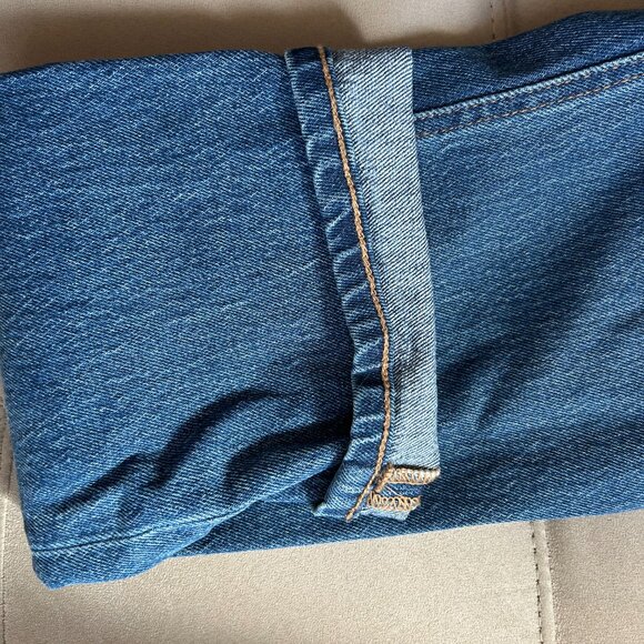 Classic Medium Wash Straight Leg Denim Jeans - Picture 2 of 5